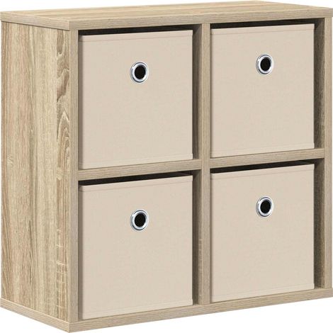 Sideboard with Drawer Sonoma Oak 49.5 x 22 x 47 cm vidaXL