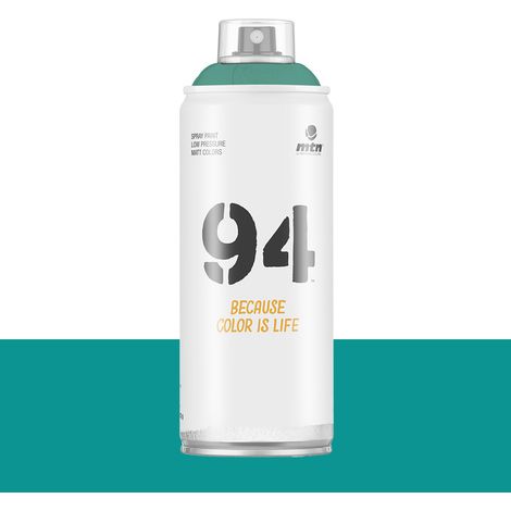 Bombe de peinture aérosol MTN 94 Vert emeraude (RV-182) 0,4 L (1/2)