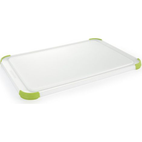 Planche à découper, plastique, blanc/vert, 36 x 24 cm, 36x24 cm (1/5)