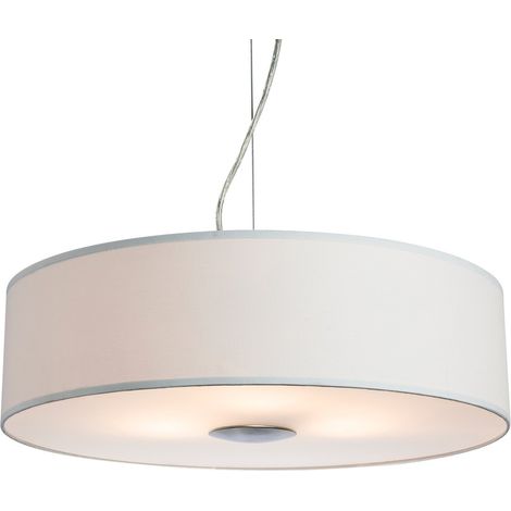 Firstlight Madison - Luminaire suspendu rond à 3 ampoules crème, E27