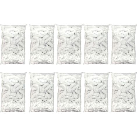 1000 Charlotte Jetable, Plastique, Bande Élastique, Taille Unique, Usage Médical Alimentaire