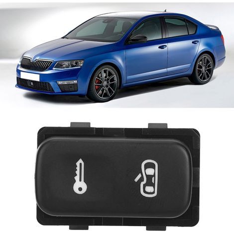 Interrupteur de Lock Central Noir 1Z0962125A pour Octavia Mk2 - Bouton Switch Haute Qualité (1/5)