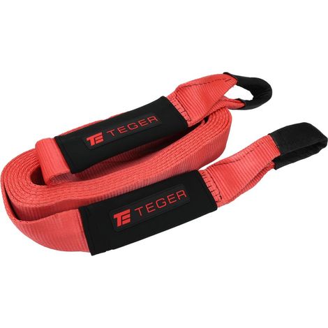 Fune di traino cinetica per evacuazione Teger in fibre sintetiche, capacità di trazione 4,5 t, lunghezza 9 m, indice 20% (1/4)