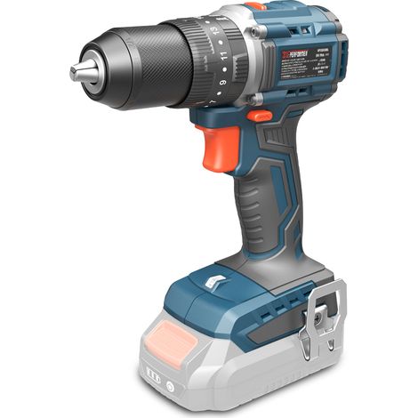 Perceuse visseuse percussion 20V - 50Nm avec moteur brushless livrée sans batterie ni chargeur