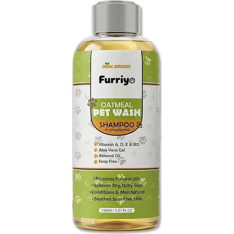 Furriyo Haustier-Shampoo & -Spülung – Tägliche Reinigung und Pflege für Katzen und Hunde – Spezielle Shampoo- und Spülungsprodukte für Haustiere (1/5)