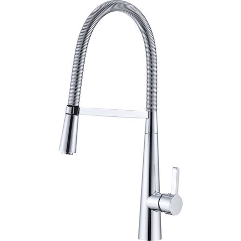EUROSANIT Miscelatore per lavello alto a doccetta Dipper, cromato