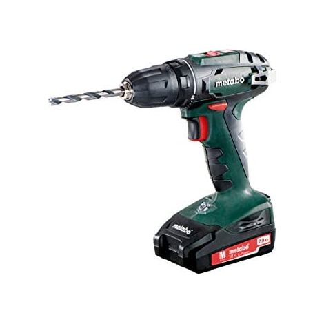 Metabo 602207560 BS 18 Trapano Avvitatore a Batteria 18V 2x2 Ah Li-Ion coppia 48 Nm con caricatore SC 30 (1/3)