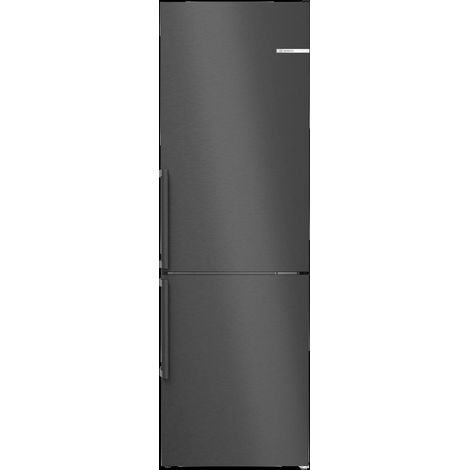 Réfrigérateur combiné - BOSCH - KGN36VXCT - Classe C - 321 L - 186 x 60 x 66,50 cm - Acier brossé noir (1/5)