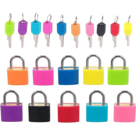 Lot de 10 mini cadenas utilitaires pour armoire et tiroir, à usage domestique (1/4)