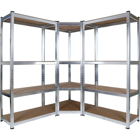 Scaffale da officina pesante a incastro 160 cm armadio angolare kit cantina stoccaggio 160002707