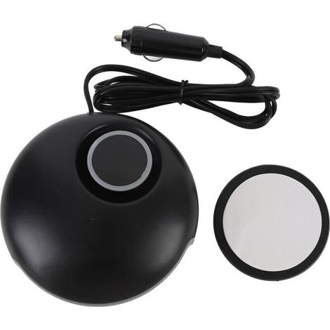 Jeffergarden Chauffage de voiture allume-cigare 150 W, portable, chauffage rapide, dégivrage et désembuage du pare-brise avec support pliable 24 V