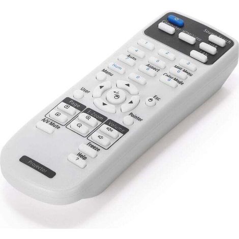 Control remoto para proyector Epson 1547200 EB-S02 S02H EB-S11 EB-S110 EB-S11H EB-S12 EB-W01 EB-W02 EB-W12 EB-X02 EB-X11 EB-X11H EB-X12 EB-X14 EB-X1 420 425W 430 435W 470 475W 480 485 (1/4)