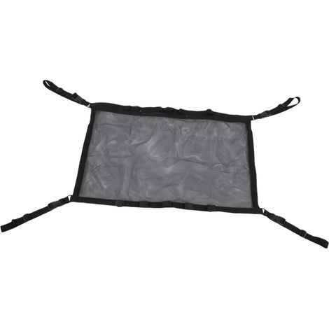 Porte-cannes à pêche pour véhicule, support pour 5 cannes à pêche avec ceinture et filet de rangement.