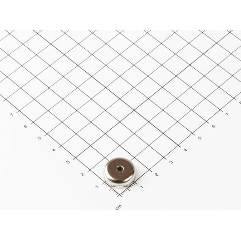 Magna-C Neodym Flachgreifer Ø16x5mm mit zylindrischer Senkung (1/4)