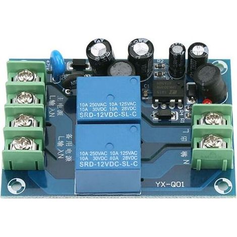 Module de contrôleur d'alimentation de secours automatique pour ordinateur portable, AC 85-240V 10A à double démarrage (1/4)