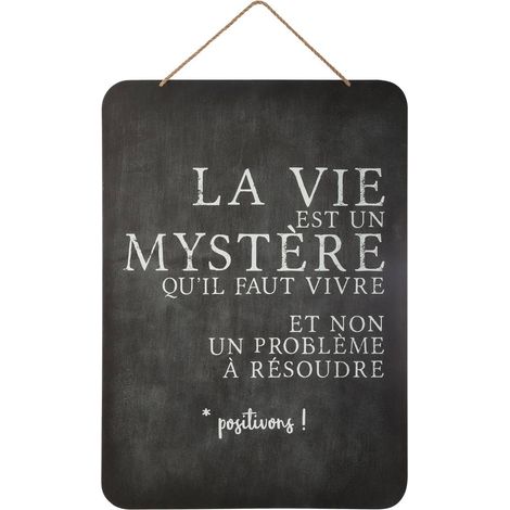 Appendiabiti da parete in metallo Slate 44x61 cm - Positivons - Atmosphera créateur d'intérieur (1/2)