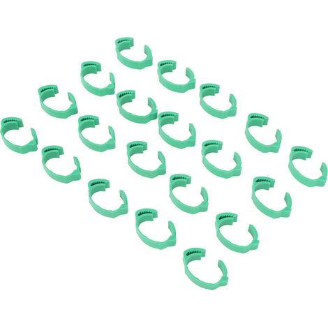 100 bagues de marquage pour poulets, pinces réglables DIY vertes pour canards, oies et pigeons (1/5)