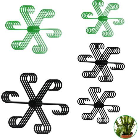 Lot de 20 supports pour plantes avec pinces réutilisables, adaptés aux plantes grimpantes et d'intérieur. (1/5)