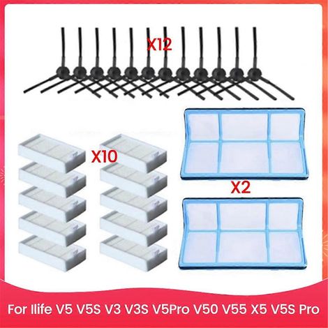 Seitlicher HEPA-Bürstenfilter, kompatibel mit Ersatzteilen für die Staubsauger V5, V5S, V3, V3S, V5Pro, V50, V55, X5 und V5S Pro (1/5)