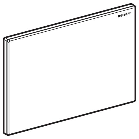 Geberit Omega70 - Plaque de recouvrement Omega 115.082.SI.1 (1/4)