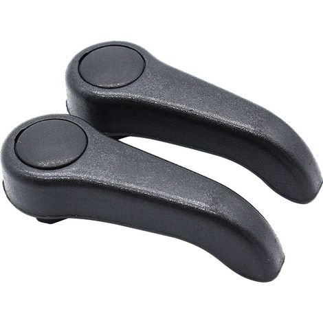 BEBUSINGOTO Manijas de ajuste del asiento delantero negras para Clio 2 Twingo 1 7701209658 7701470827 (1/5)