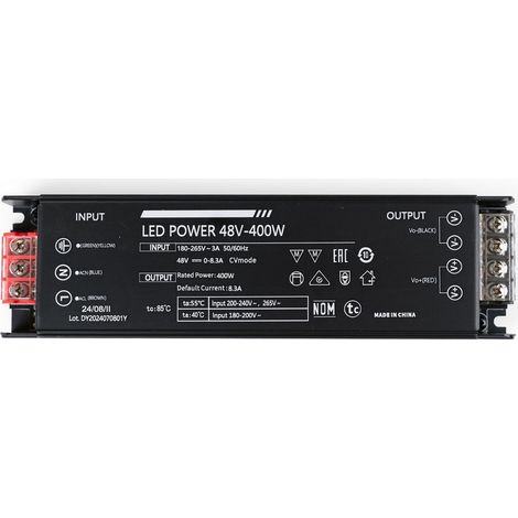Alimentation 400W 48V - 8.3A - Haute efficacité - IP20