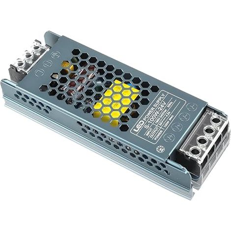 24V DC 100W LED Transformer, Power Transfo 4.2A Adapter, Low Voltage Constant Transfo for Strips, Cabinet Lights, Bulbs and Indoor Lamps (1/5)
