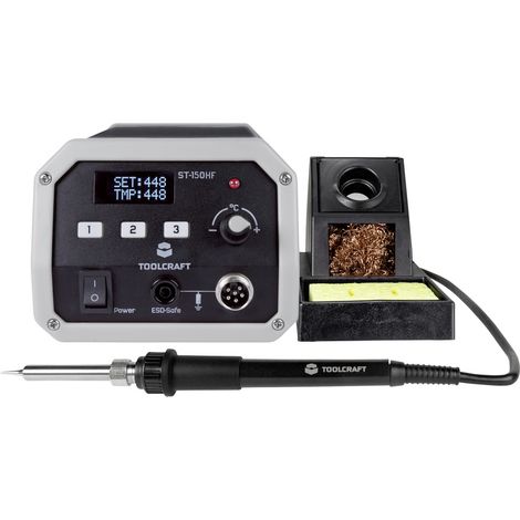 TOOLCRAFT ST-150 HF Hochfrequenz-Lötstation digital 150 W 50 - 480 °C inkl. Lötspitze