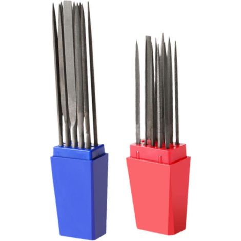 Ensemble de 20 limes à bijoux en acier au carbone, outils manuels pour tailler la pierre et le verre. (1/4)
