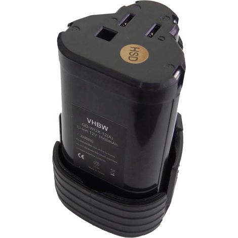 vhbw Batería compatible con Worx WX125.7, WX283, WX125.M, WX128, WX283.3, WX284, WX125.6, WX126, WX128.2 herramienta (1500 mAh, Li-Ion, 12 V)