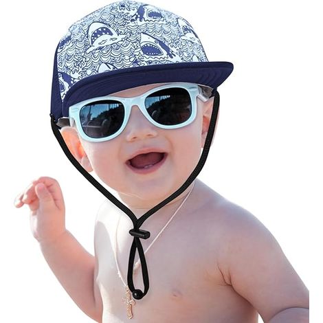 Casquette de baseball pour enfants avec visière, chapeau de protection solaire en coton pour petits garçons et filles, chapeau de soleil pour bébés et enfants (1/5)
