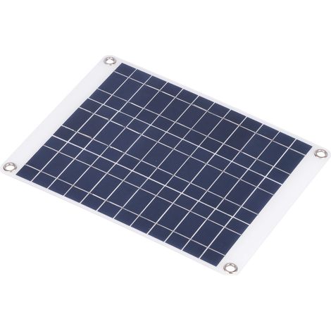 Panneau solaire 15 W durable et sensible, 3 types de connexion, kit de chargeur de batterie solaire portable et pratique pour voiture, idéal pour les voyages en plein air. (1/5)