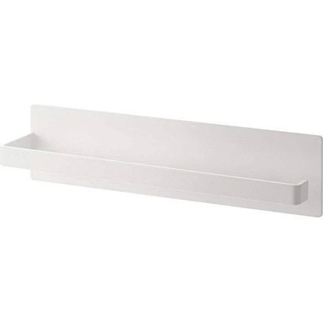 Porte-rouleau de papier toilette simple – Étagère adhésive – Porte-serviettes et mouchoirs – Blanc (1/5)