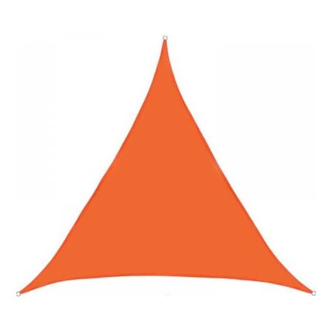 1PC 2 X 2 X 2 M orange Voile D'ombrage Triangle Protection UV Protection Soleil Voile Pare-Soleil Imperméable À l'eau pour Terrasse Extérieure Pergola (1/3)