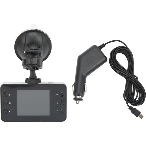 Caméra vidéo embarquée pour voiture, en plastique et métal, batterie 120 mAh, 5 V, mini HD, enregistrement en boucle. (1/5)