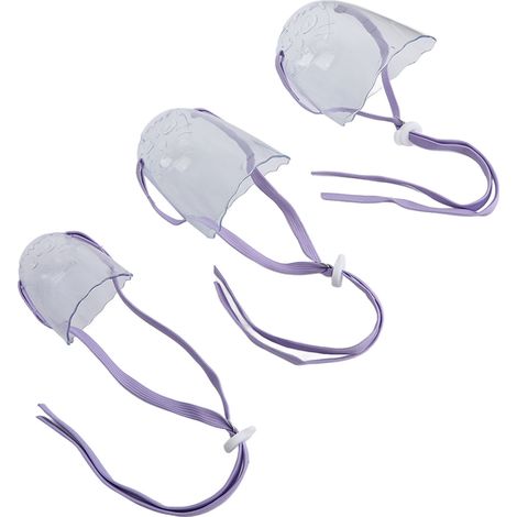 Lot de 3 muselières pour chat, respirantes et anti-morsures, avec globe à bulles pour le toilettage, le bain et la coupe des griffes. (1/5)