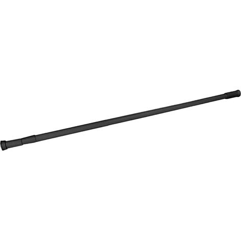 Tringle de douche extensible Noir 110-200 cm