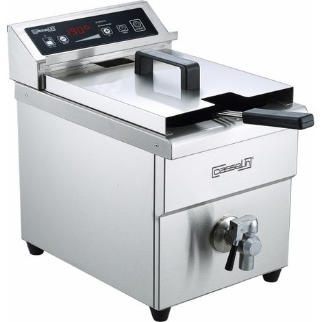 Friteuse à Induction Avec Vanne De Vidange 8 Litres - Casselin (1/4)