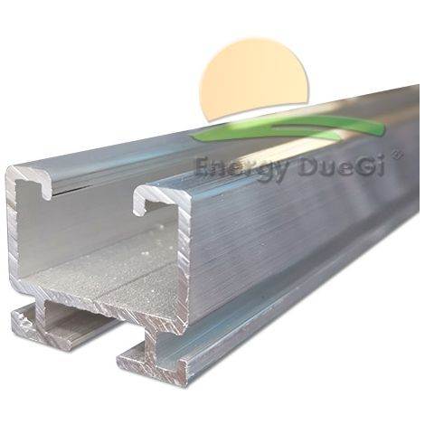 Profilo di montaggio rapido barra lunghezza 3,40 mt 0,9 Kg/metro (1/3)