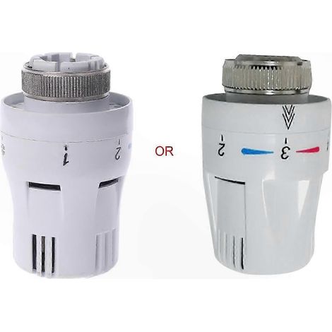 Soupape thermostatique pour radiateur, réglable, type droit, système de chauffage liquide, vanne de radiateur, contrôle de température, modèle standard, montage direct, chauffage central, robinet ther (1/2)