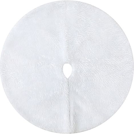 Jupe de sapin de Noël polaire longue blanche, 150cm (1/5)