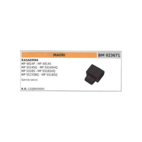 Gancia sacco MAORI rasaerba MP4814P - MP4814S - MP5014SQ - MP5014SHQ - MP5318S