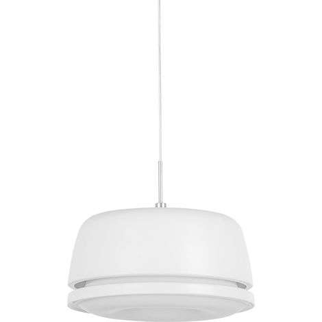Suspension LED Italux Miranda blanche Ø20cm 25W 1800lm (1/2)