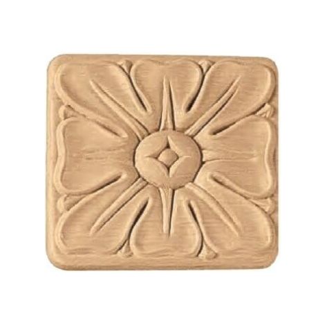 Fregio decorazione in legno cod 13134 - mm 90 x 90 (1/2)