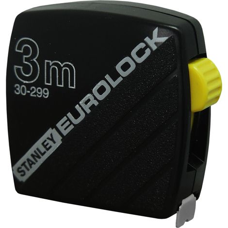 Mesure courte EUROLOCK 3 mètres x 12,7 mm - STANLEY (1/4)