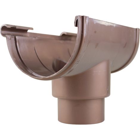 First Plast – Raccord naissance centrale PVC 25 sortie Ø80-100 mm – Aspect cuivre – Résistant aux intempéries – Système BI-SYSTEM facile à monter (1/5)