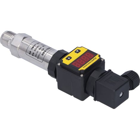 Transmetteur de pression numérique en silicone à diffusion pour eau et air, 24 V CC, 4-20 mA, 0-2,5 MPa (1/5)