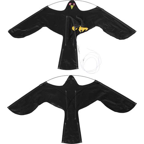 Épouvantail Cerf-Volant Rapace Anti-Pigeons avec Perche Télescopique 5m, Dissuasif Oiseaux pour Jardin Potager (1/5)