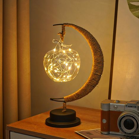 LED decorative light, night light, Christmas decoration for home, USB powered, warm tone (1/5)