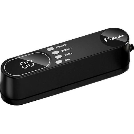 Charge mini automatique machine sous vide portable emballage alimentaire scelleuse plastique pour maison et dortoir B (1/5)